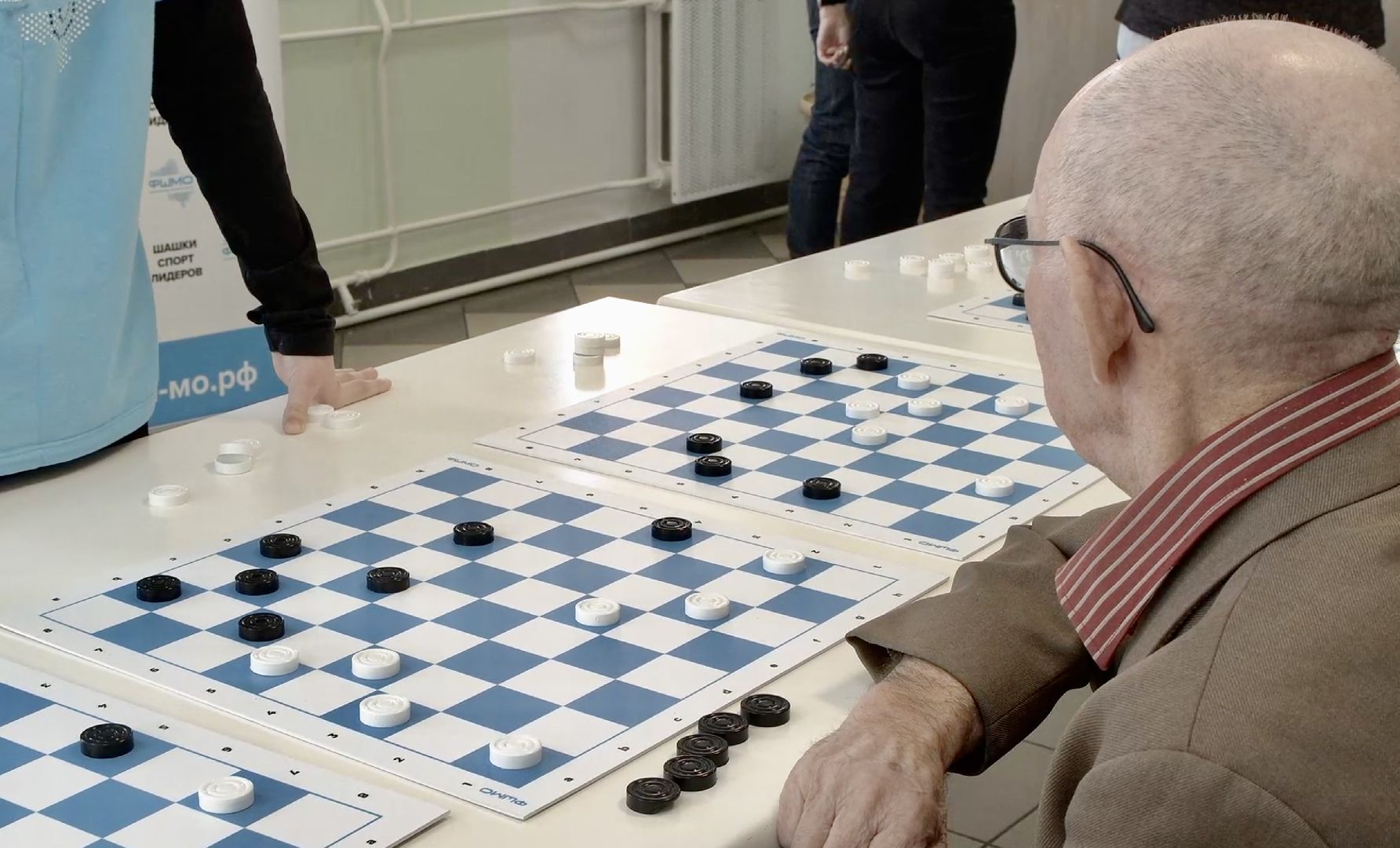 Клин, спорт, активное долголетие, шашки