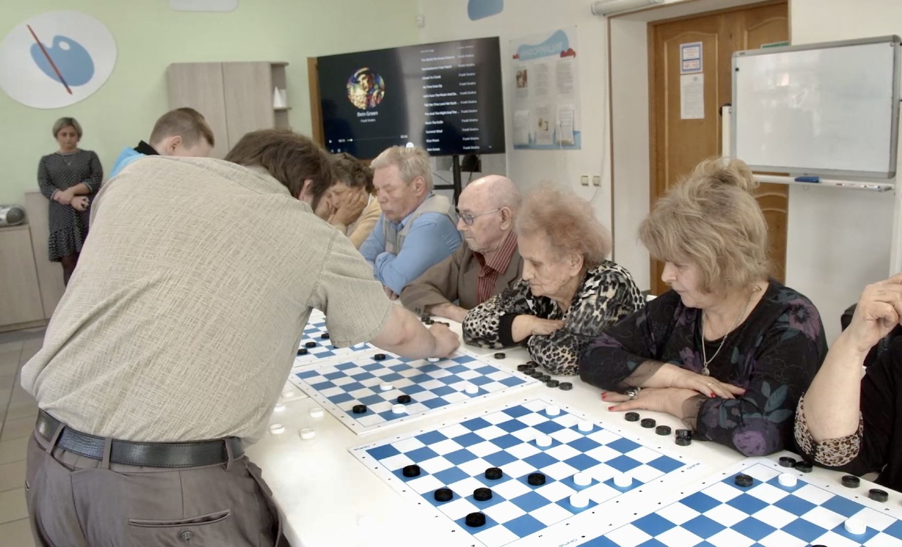 Клин, спорт, активное долголетие, шашки