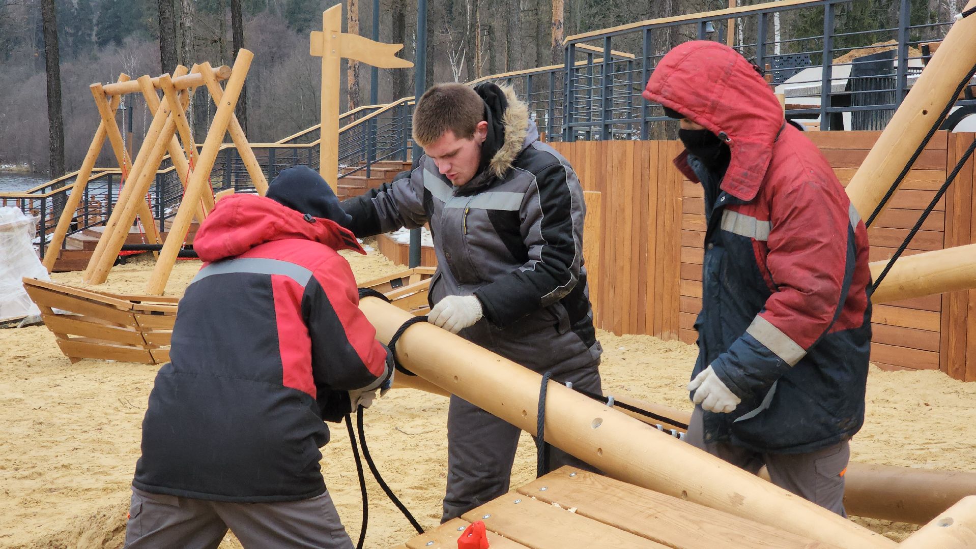 красногорск, плотина, река Синичка, благоустройство,парки красногорска,вертикалки,