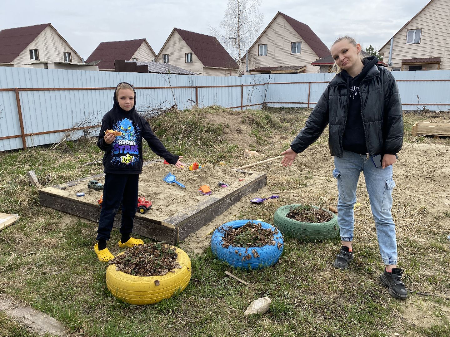 Чехов, многодетная мама, песочница, благоустройство, дети