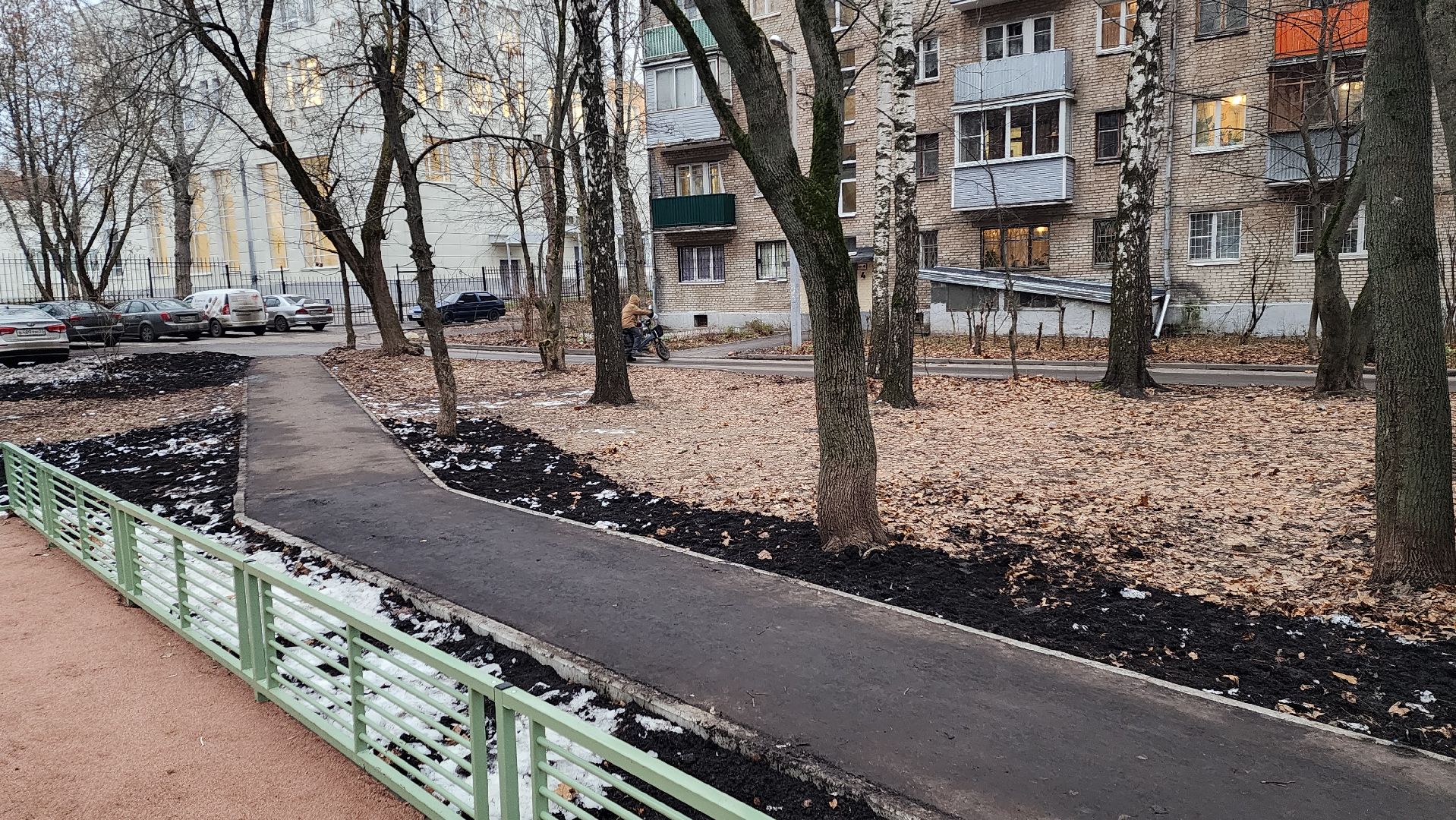 вертикалки, детская игровая площадка, пушкино, добродел, асфальтирование, дорожки, жители,