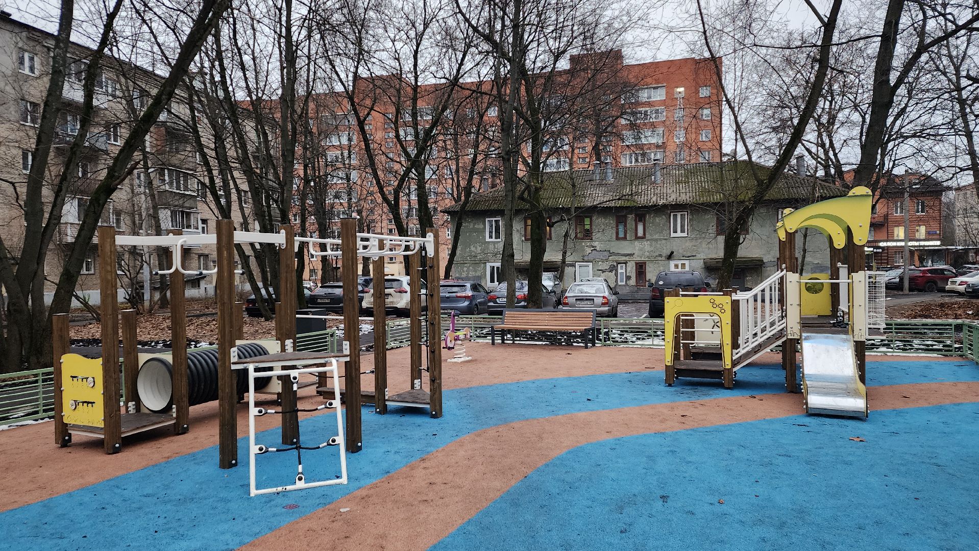 вертикалки, детская игровая площадка, пушкино, добродел, асфальтирование, дорожки, жители,
