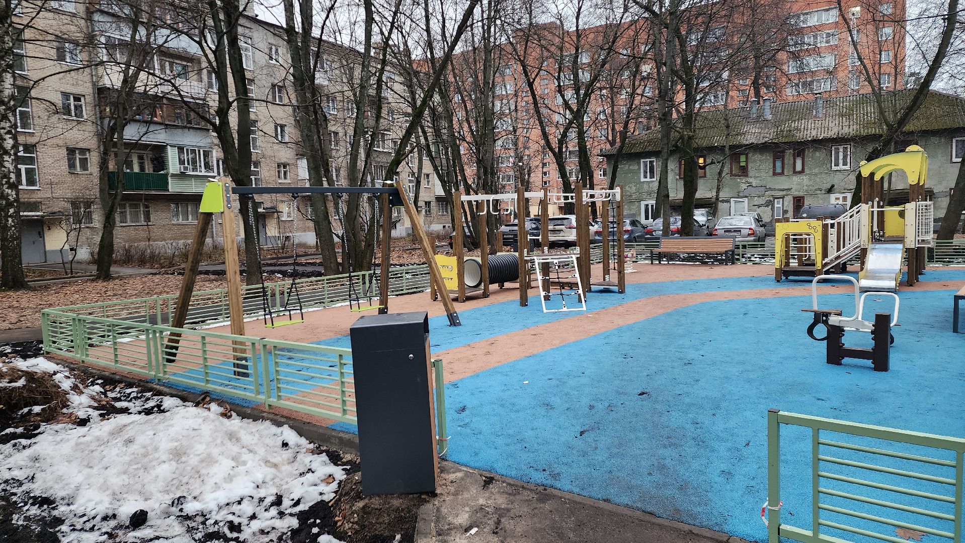 вертикалки, детская игровая площадка, пушкино, добродел, асфальтирование, дорожки, жители,