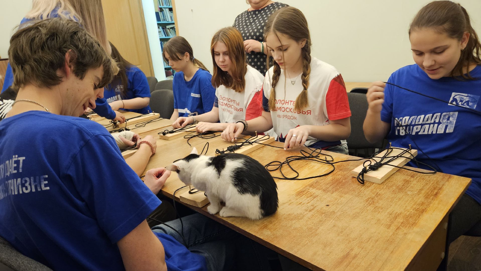волонтры подмосковья, Мастер-класс, детская библиотека,