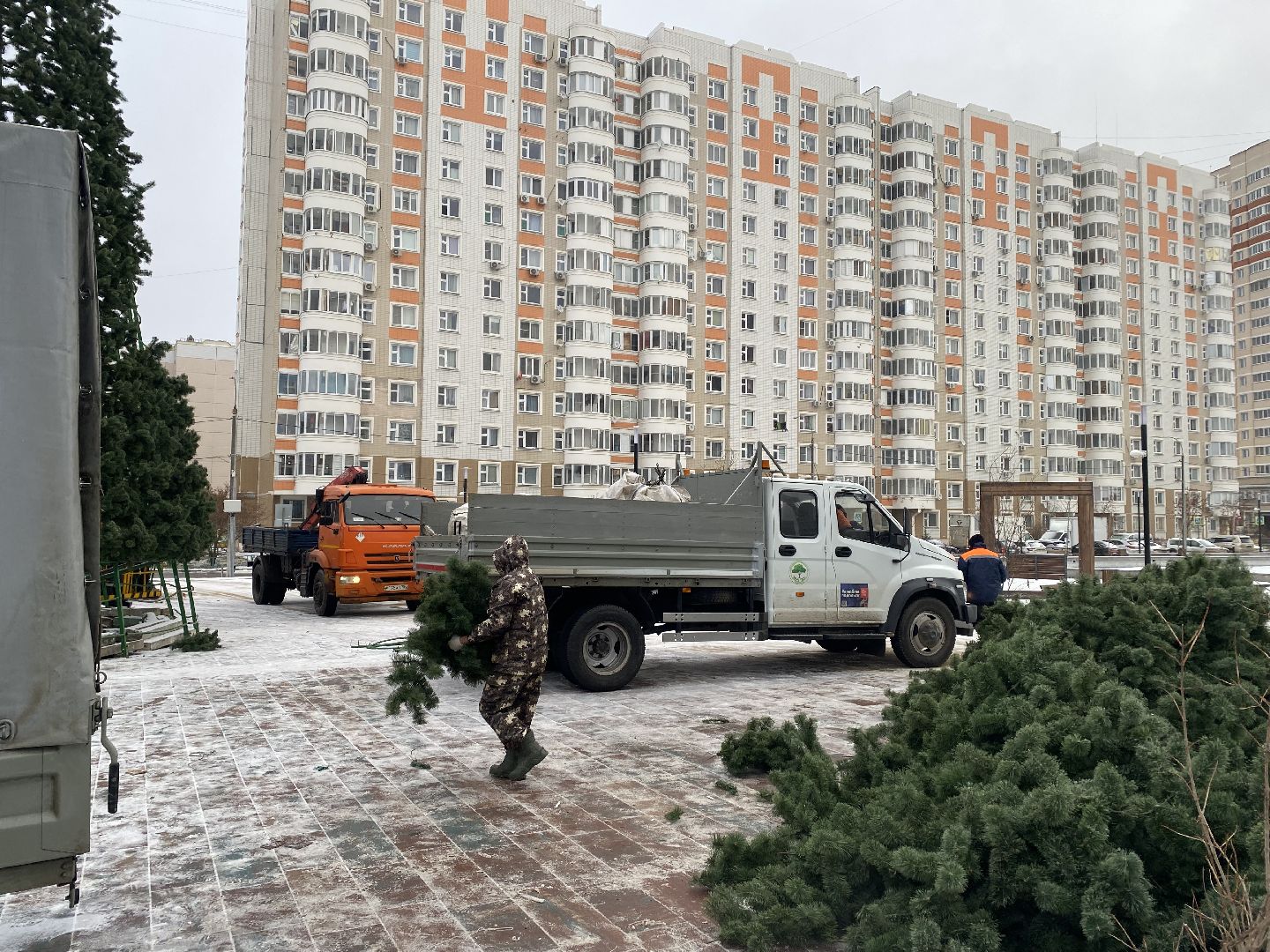 подольск, ёлка, праздник, вертикалки,