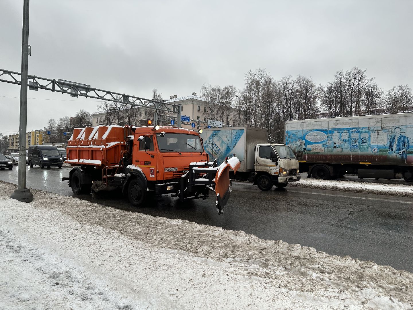 дороги, снег, очистка дорог, уборка снега, гололед,
