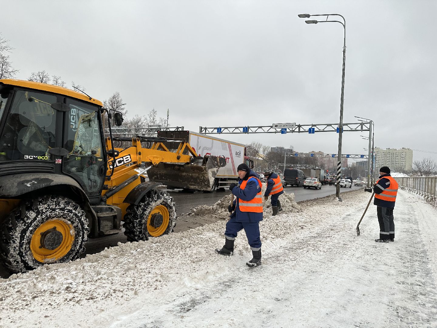 дороги, снег, очистка дорог, уборка снега, гололед,