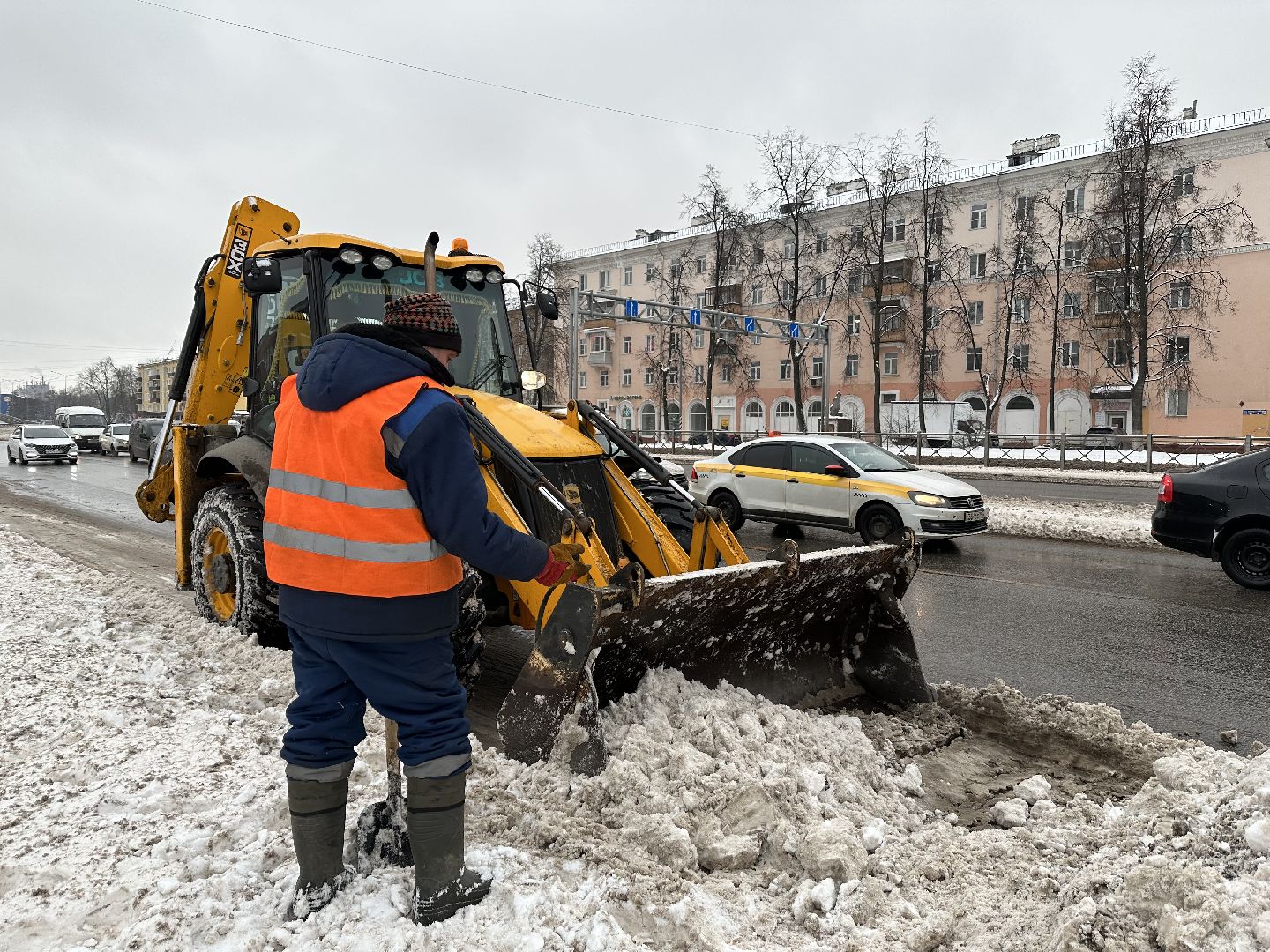 дороги, снег, очистка дорог, уборка снега, гололед,