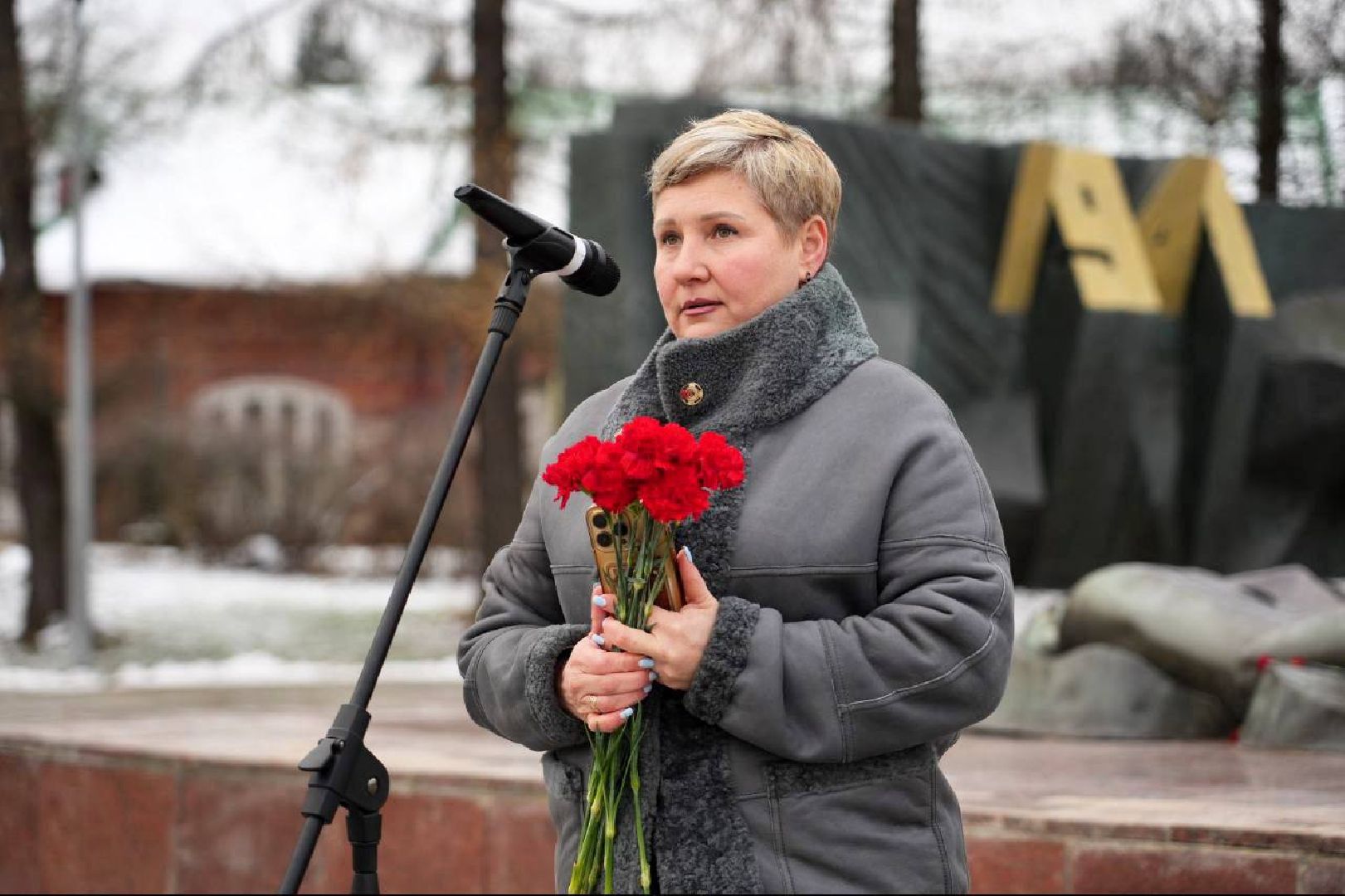 Битва под Москвой, ВОВ, Память, История, Возложение цветов, Волонтеры, Вечный огонь, Сергиев Посад, Сергиево-Посадский городской округ,