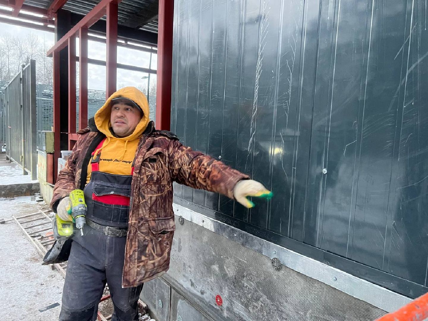 облицовка, кпп, городской округ восход, благоустойство,