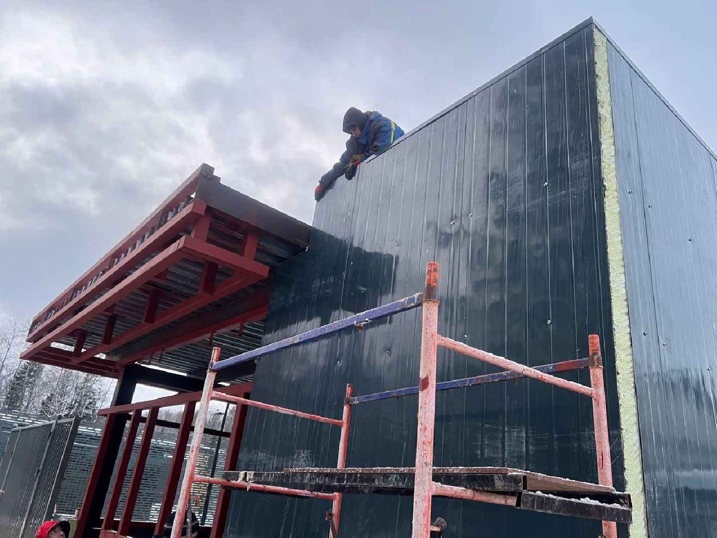 облицовка, кпп, городской округ восход, благоустойство,