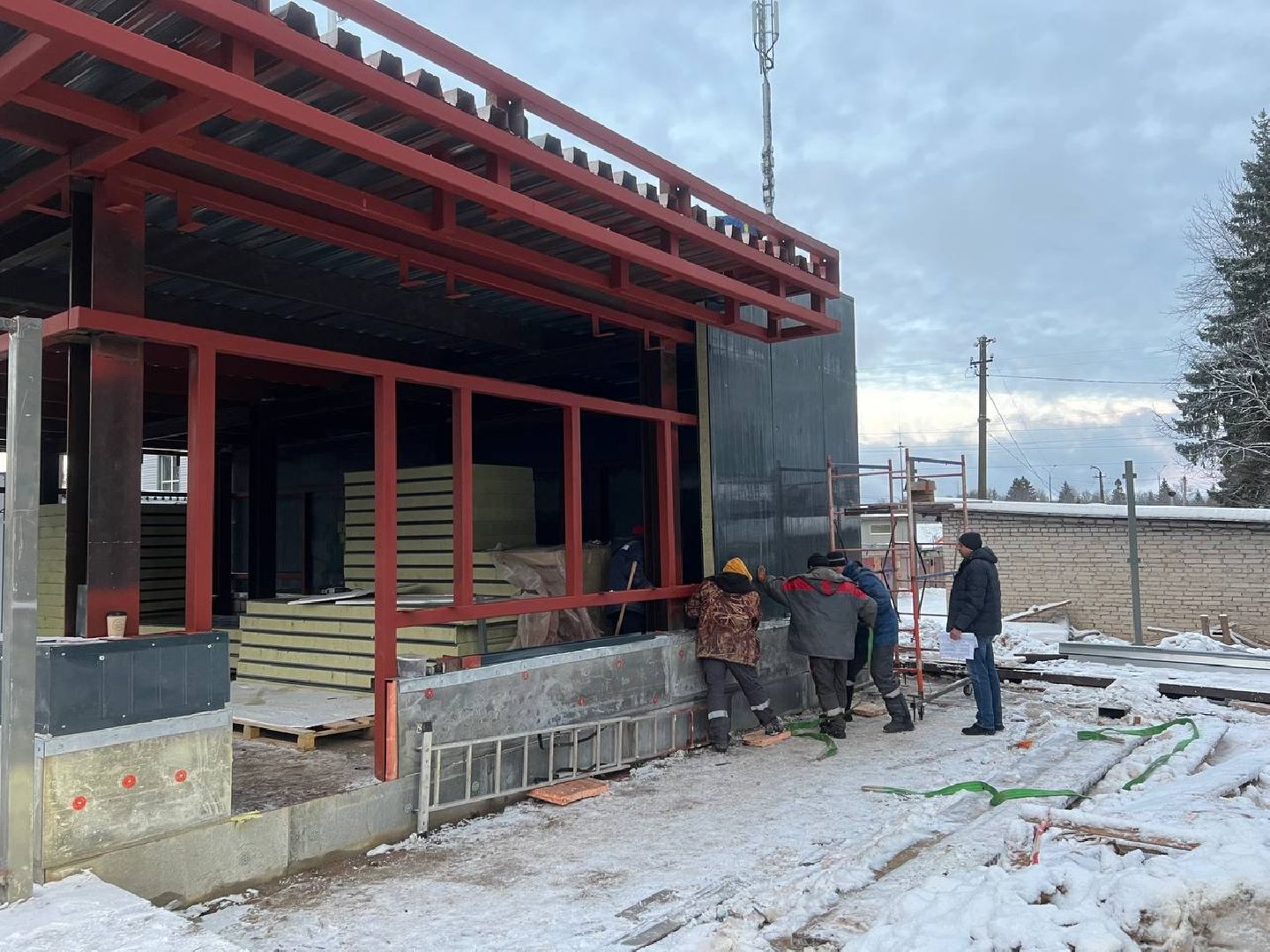 облицовка, кпп, городской округ восход, благоустойство,