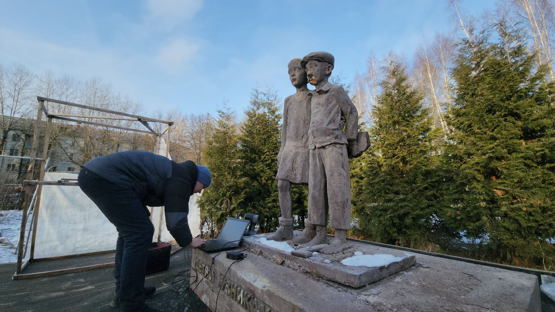 реставрация, Скульптура, Лобня, вертикалки,