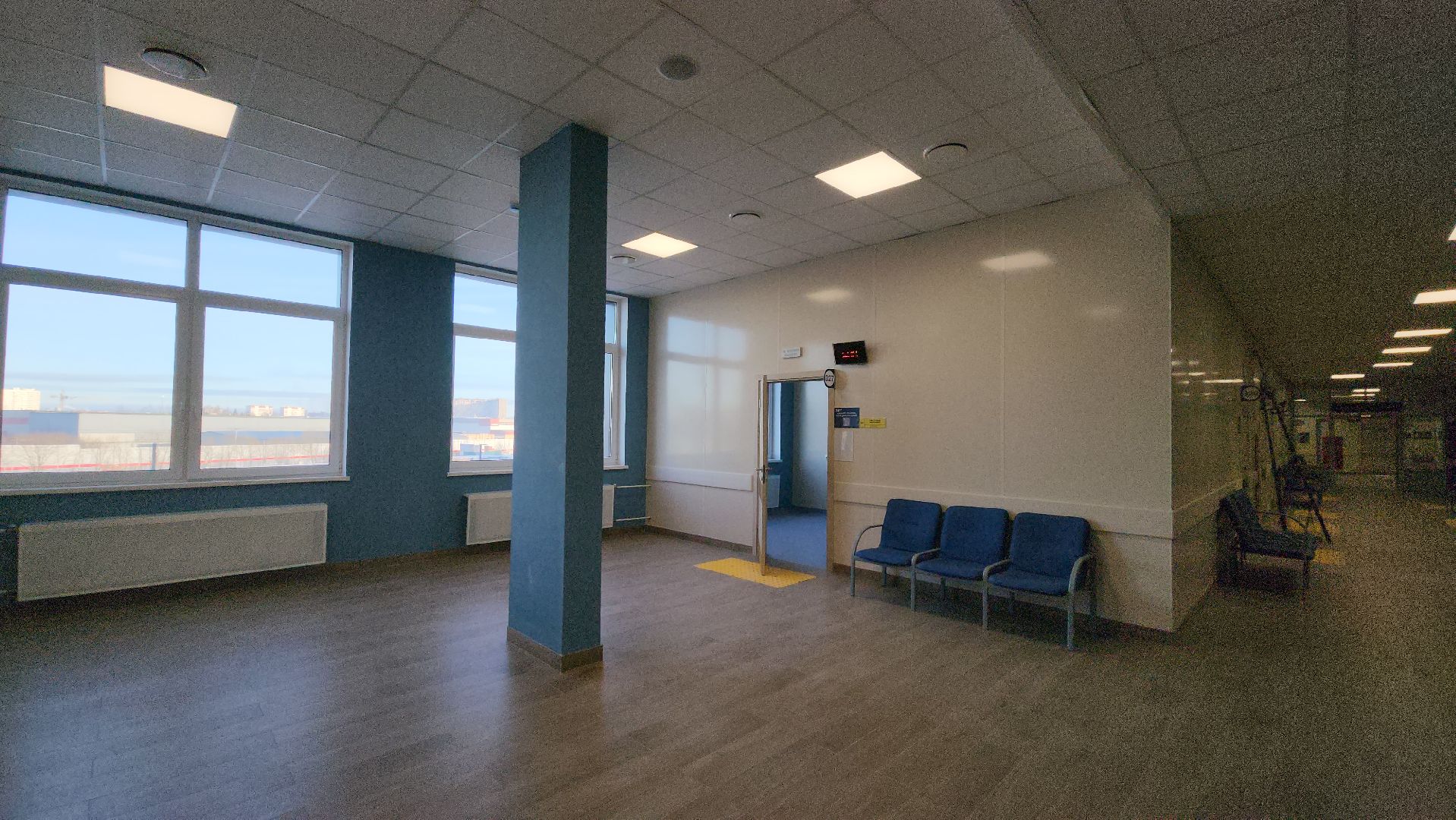 новая поликлиника, Лобня, Строительство, вертикалки,