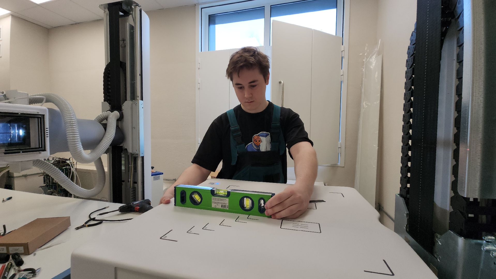 новая поликлиника, Лобня, Строительство, вертикалки,