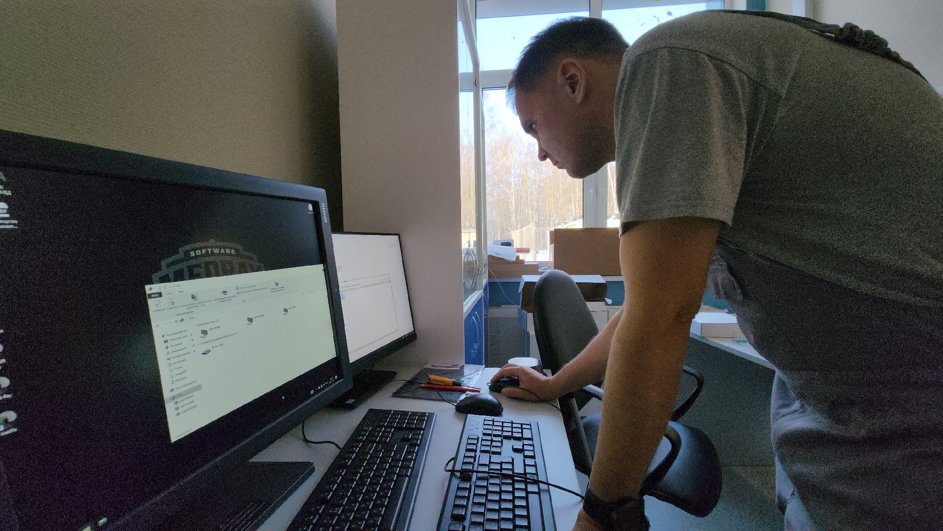 новая поликлиника, Лобня, Строительство, вертикалки,