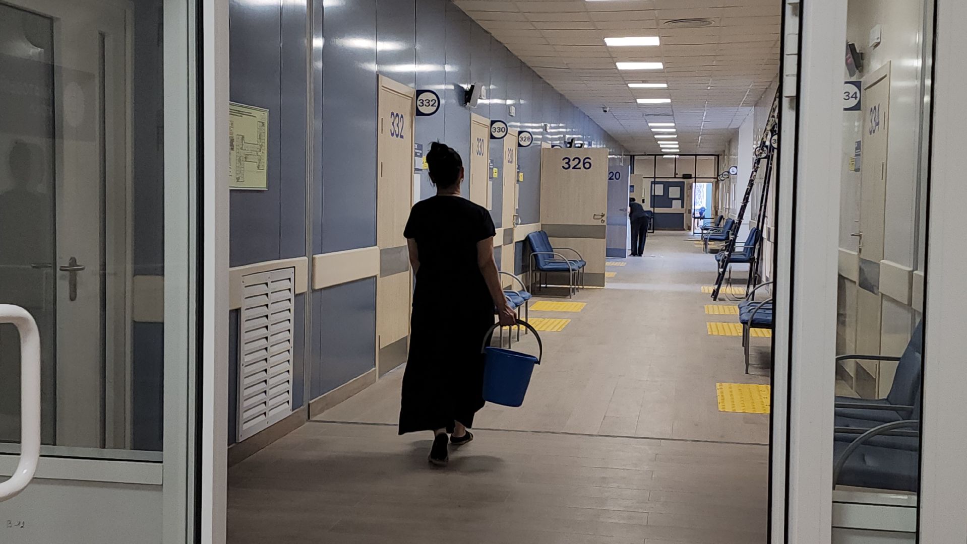 новая поликлиника, Лобня, Строительство, вертикалки,