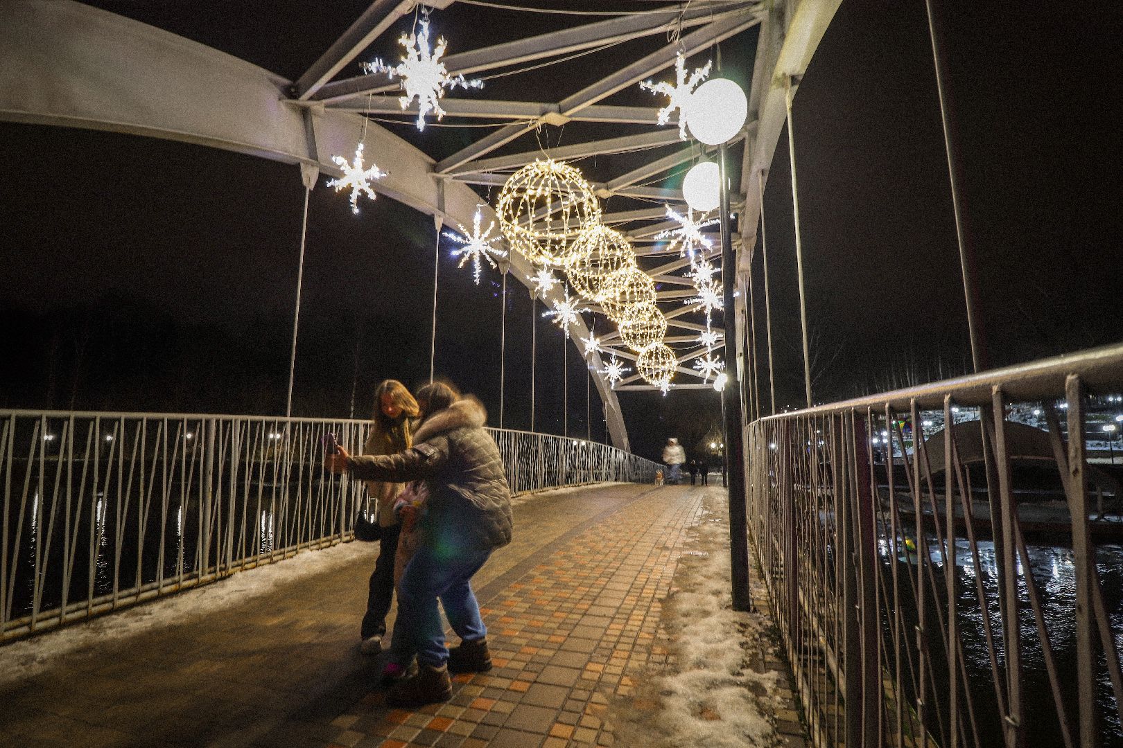 Клин, общество, вертикалки, благоустройство, зима в подмосковье,