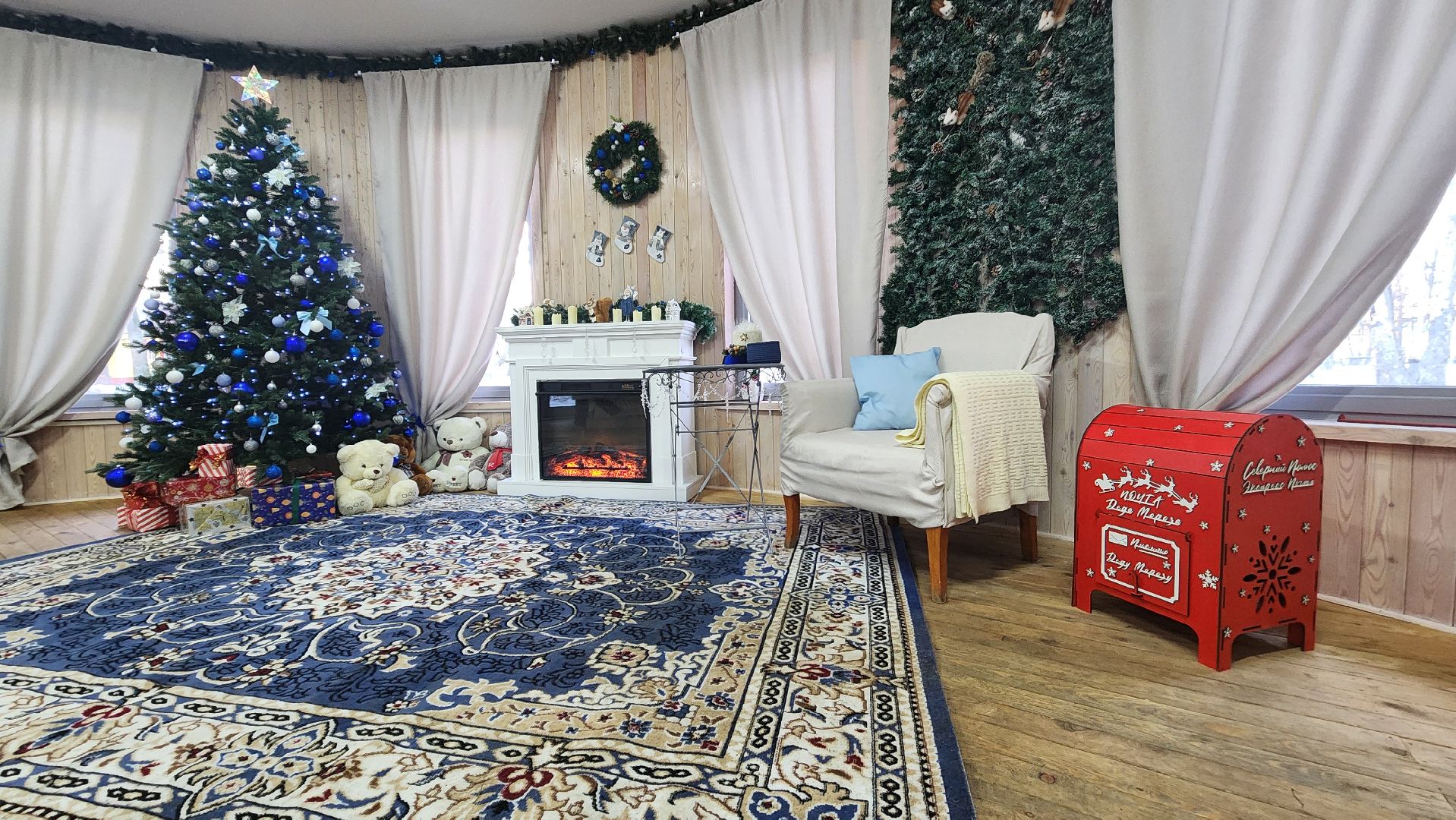 ступино, зима в подмосковье, парки подмосковья, почта деда мороза,