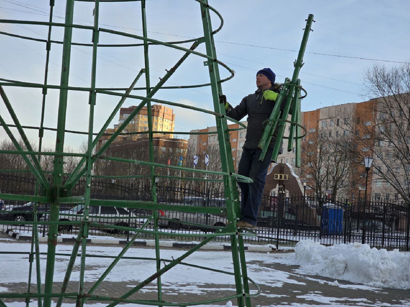 можайск, можайский городской округ, подмосковье, новый год, благоустройство, украшение округа, новогоднее оформление, новогодние елки, праздник, новогодние каникулы, вертикалки,