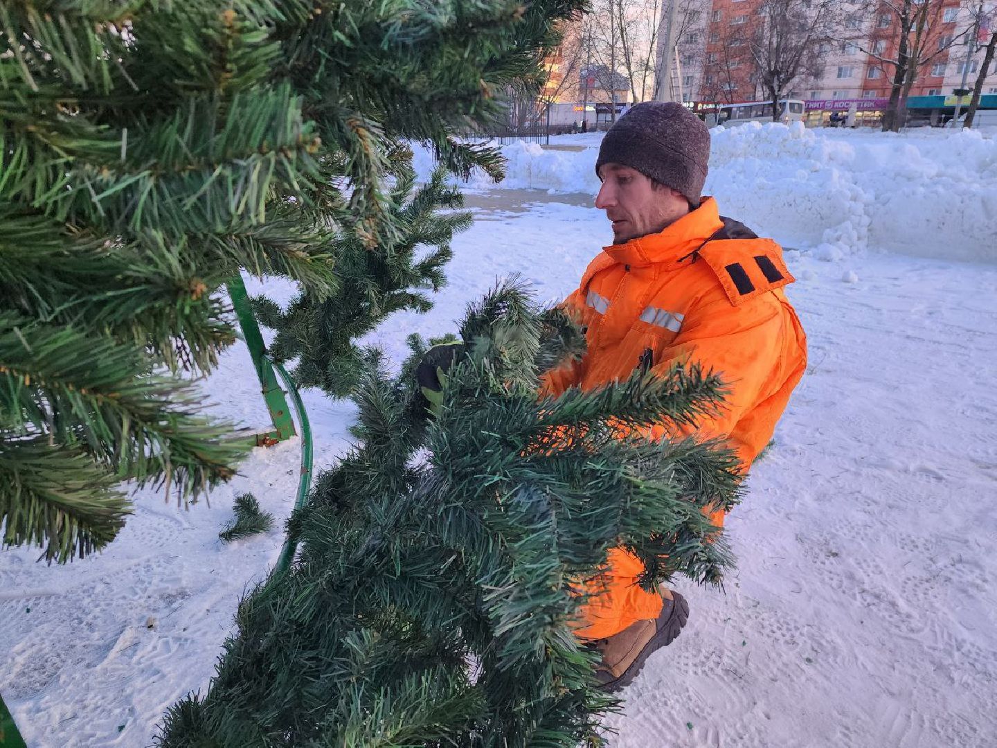 можайск, можайский городской округ, подмосковье, новый год, благоустройство, украшение округа, новогоднее оформление, новогодние елки, праздник, новогодние каникулы, вертикалки,