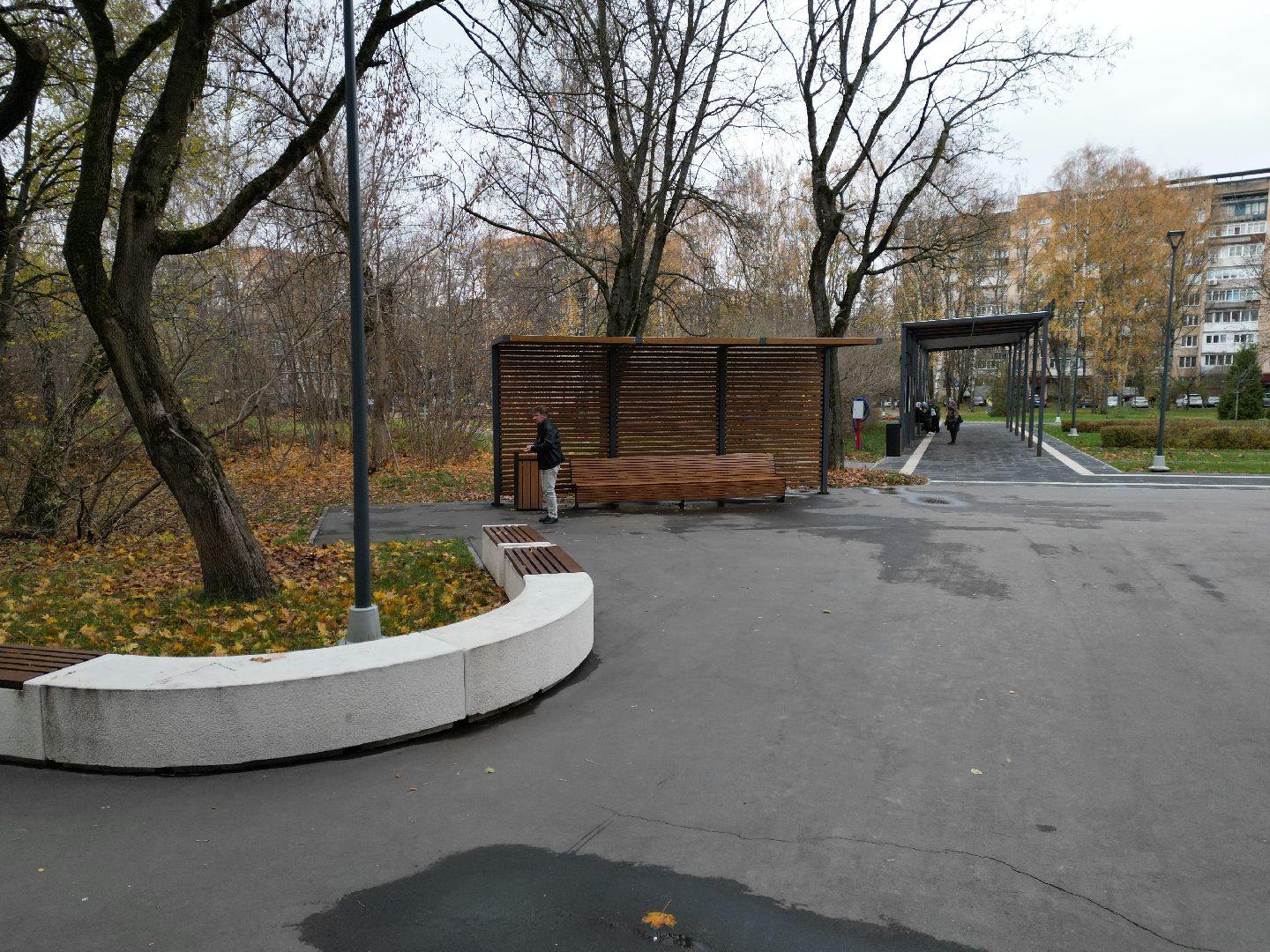 видео с коптера, черноголовка, благоустройство,