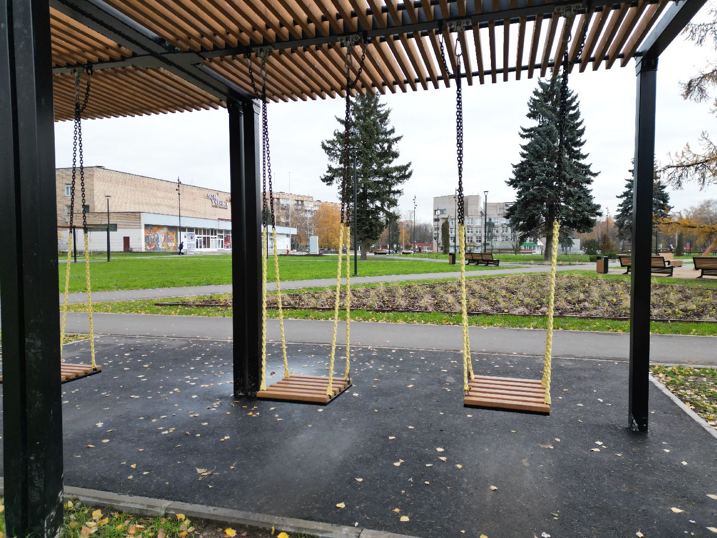 видео с коптера, черноголовка, благоустройство,