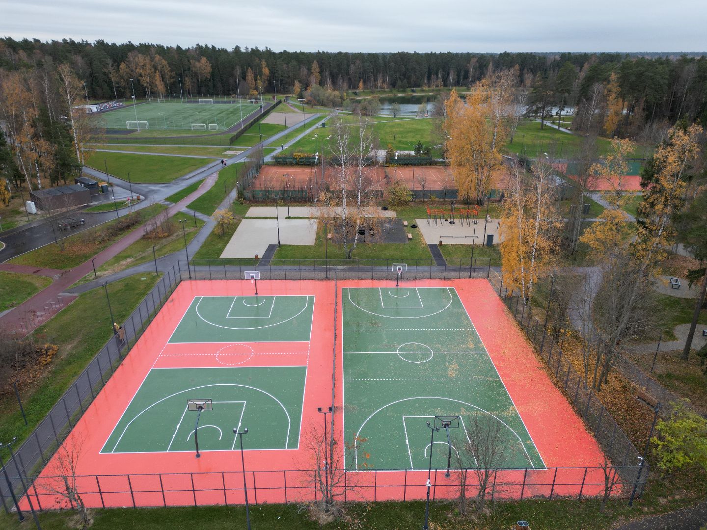 видео с коптера, стадион, черноголовка, футбол,