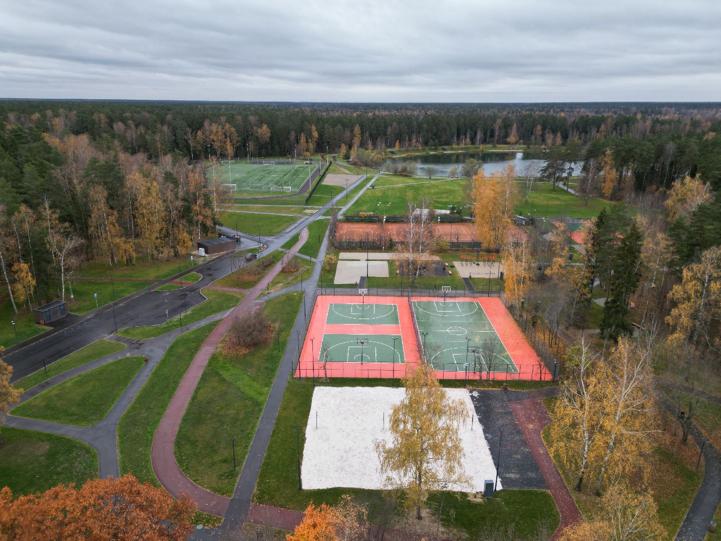 видео с коптера, стадион, черноголовка, футбол,