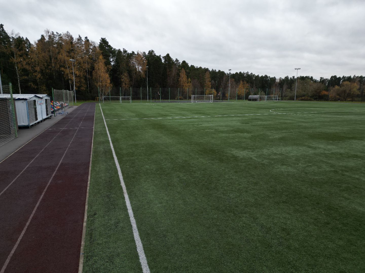 видео с коптера, стадион, черноголовка, футбол,