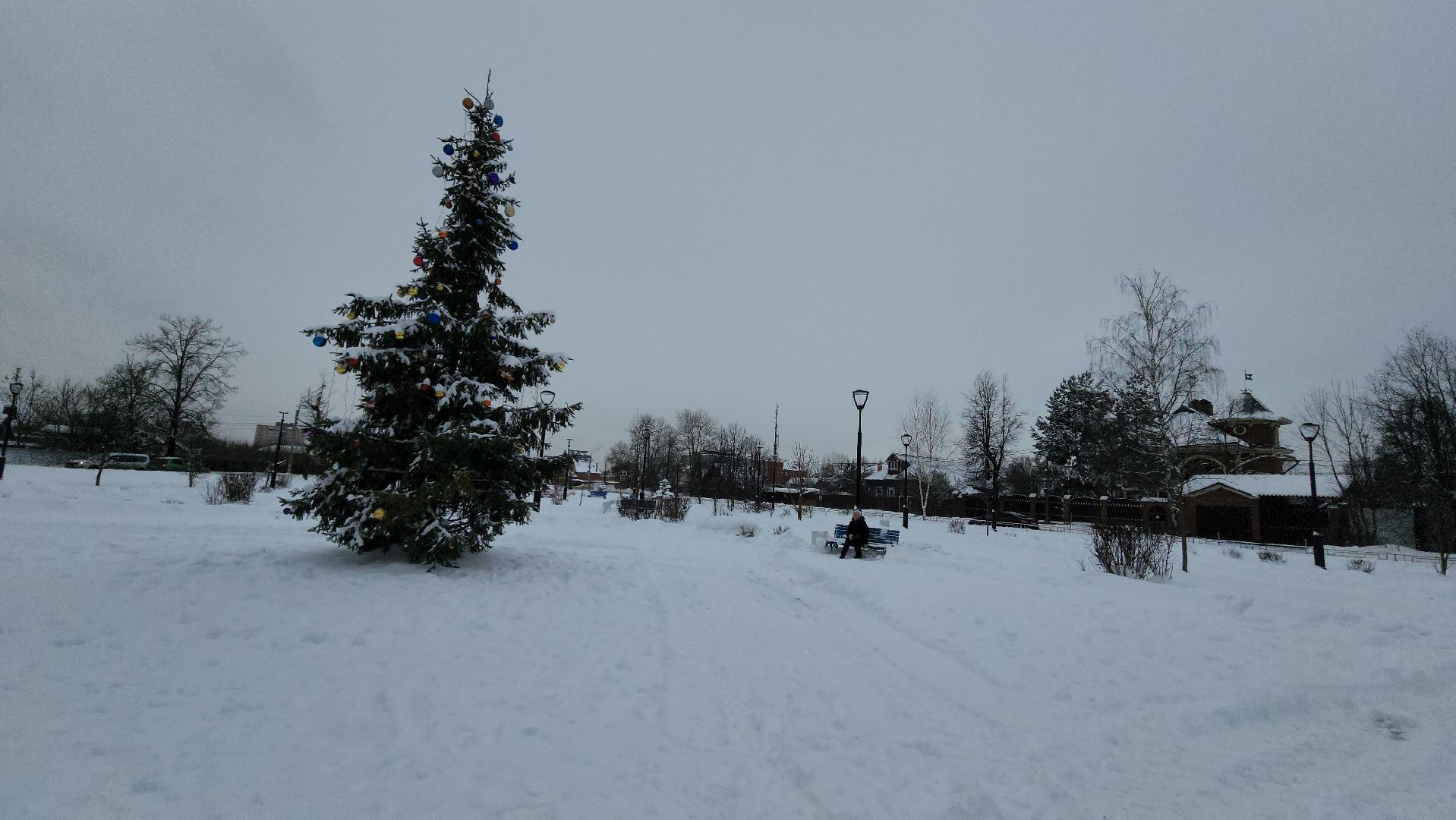 Елка, Новый год, благоустройство, Истра, вертикалки,