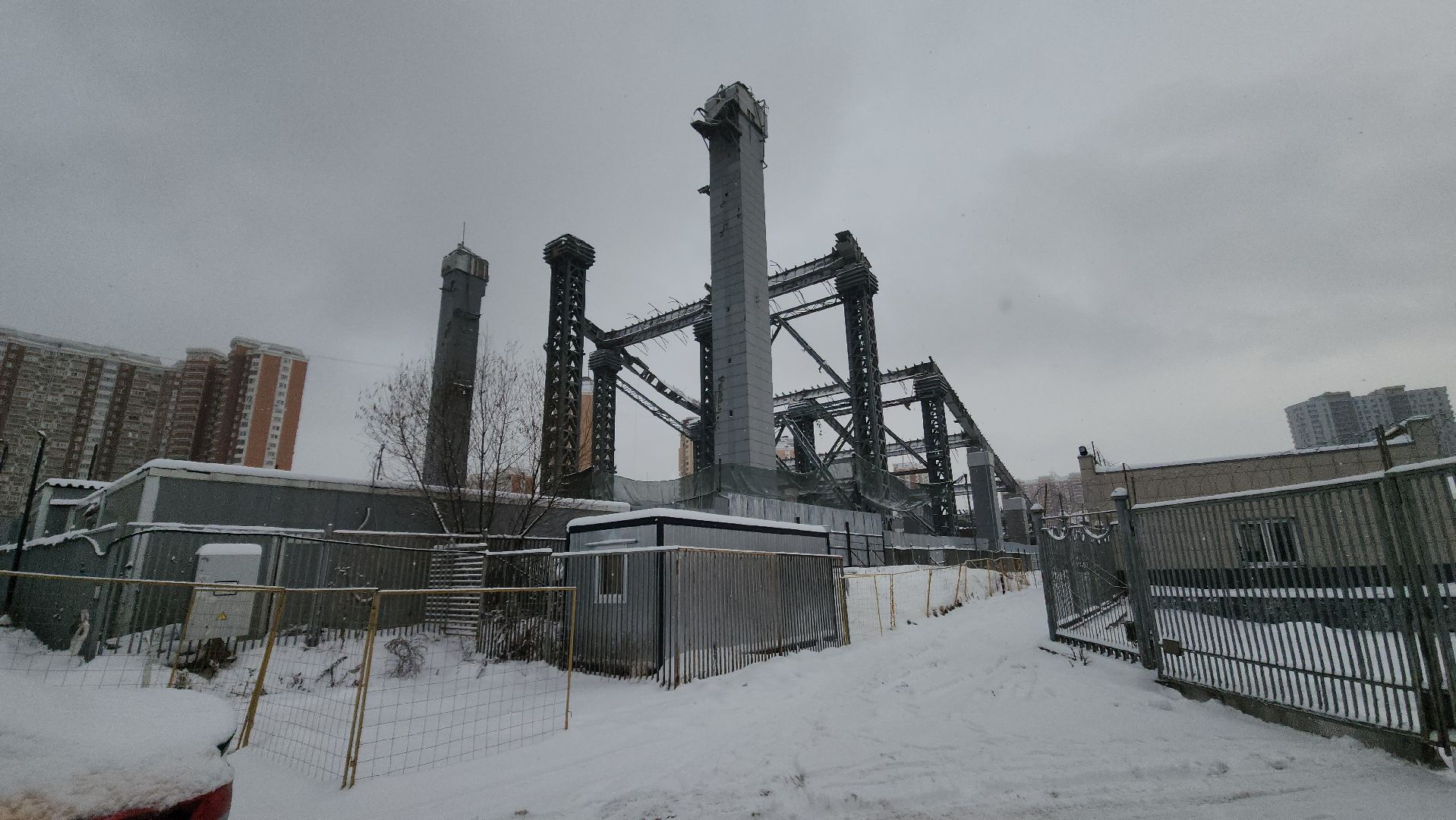 Красногорск, снежком, трагедия, чп,гибель сотрудника, демонтаж горнолыжного комплекса,