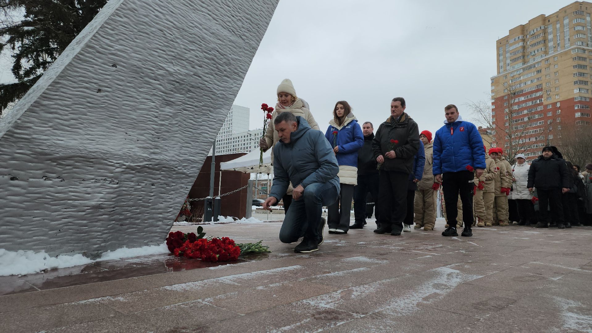 котельники, митинг памяти, возложение цветов, вертикалка,