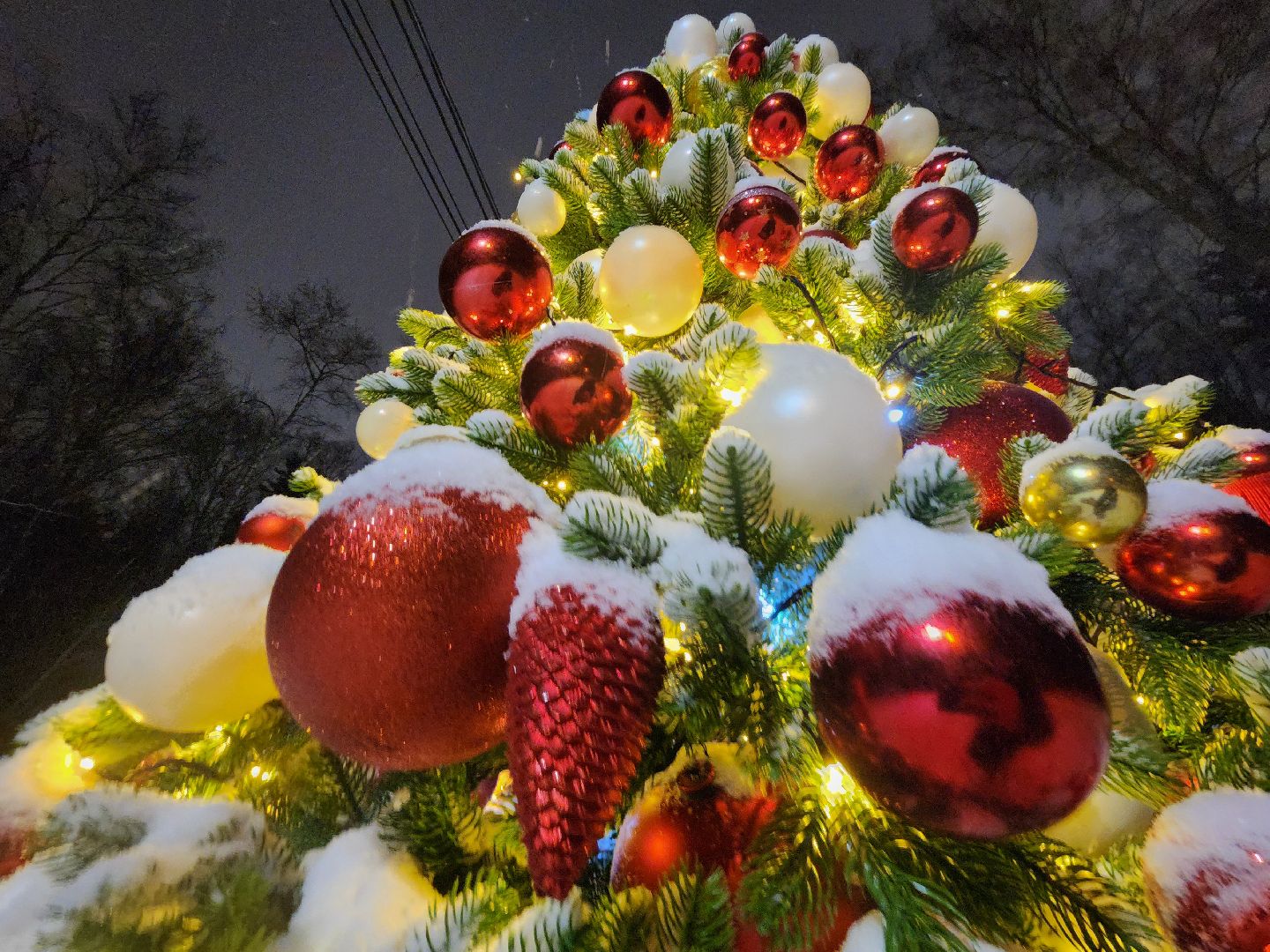 одинцово, благоустройство, новый год, елка, трехгорка, вертикалка