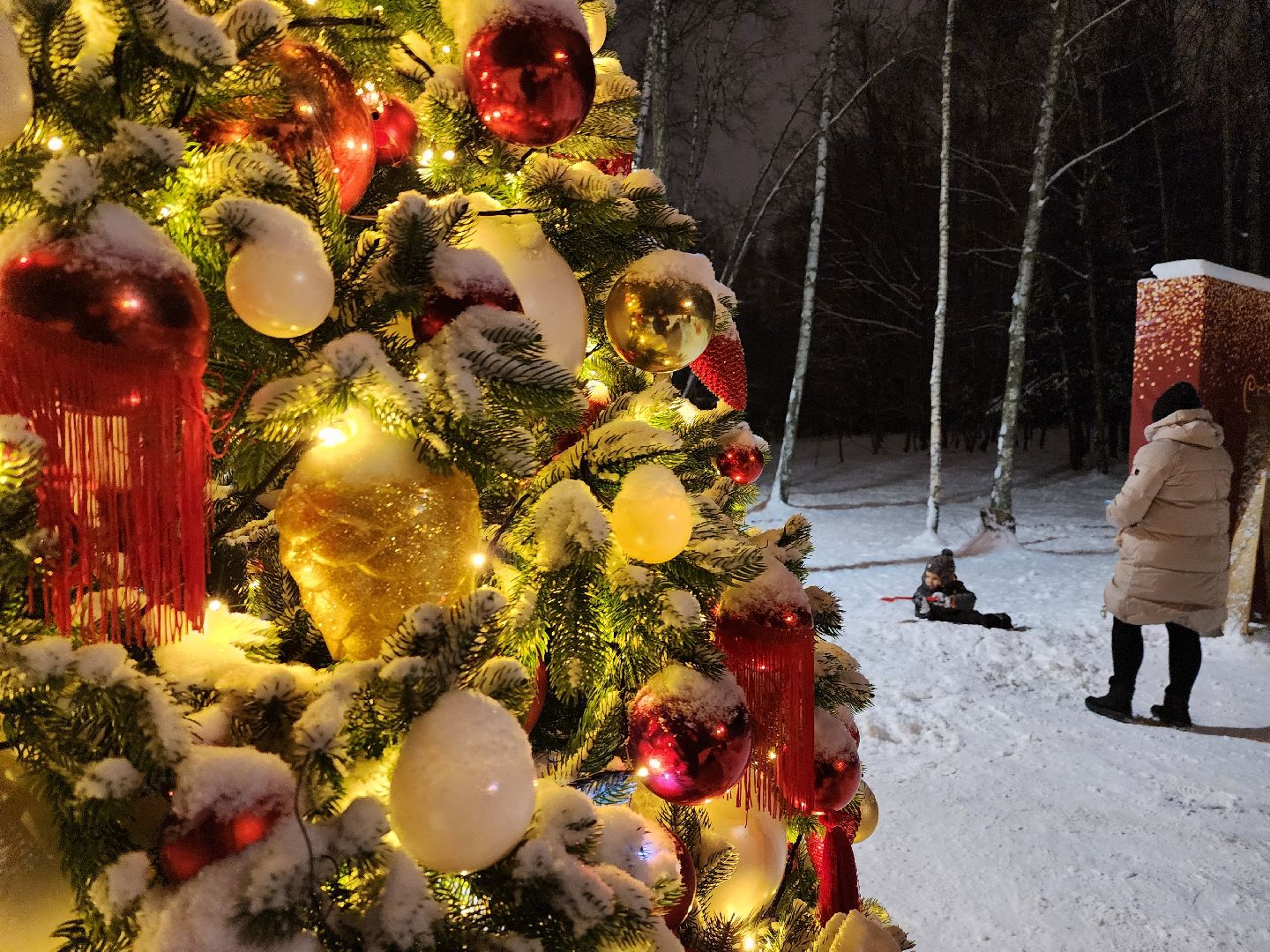 одинцово, благоустройство, новый год, елка, трехгорка, вертикалка