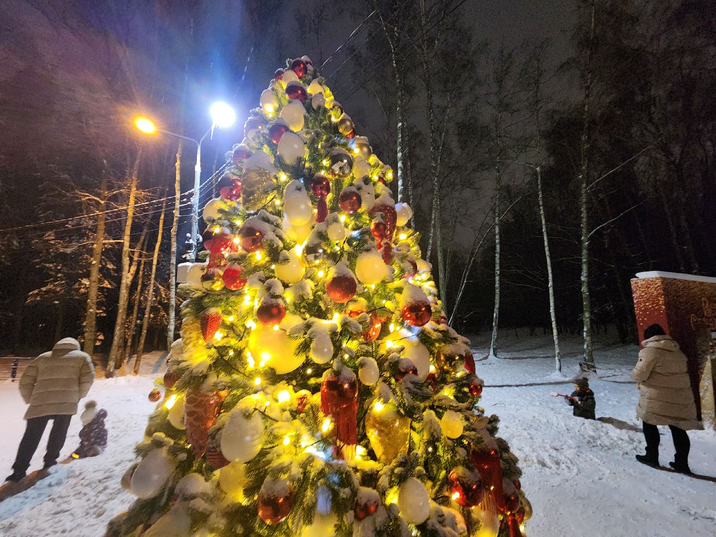 одинцово, благоустройство, новый год, елка, трехгорка, вертикалка