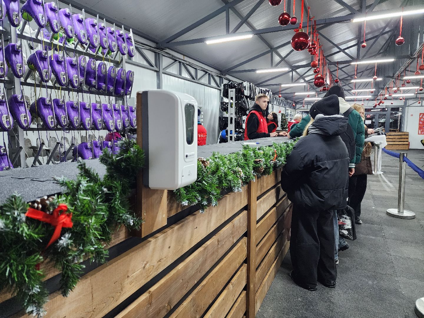 раменское, благоустройство, каток у стадиона сатурн, вертикалка,