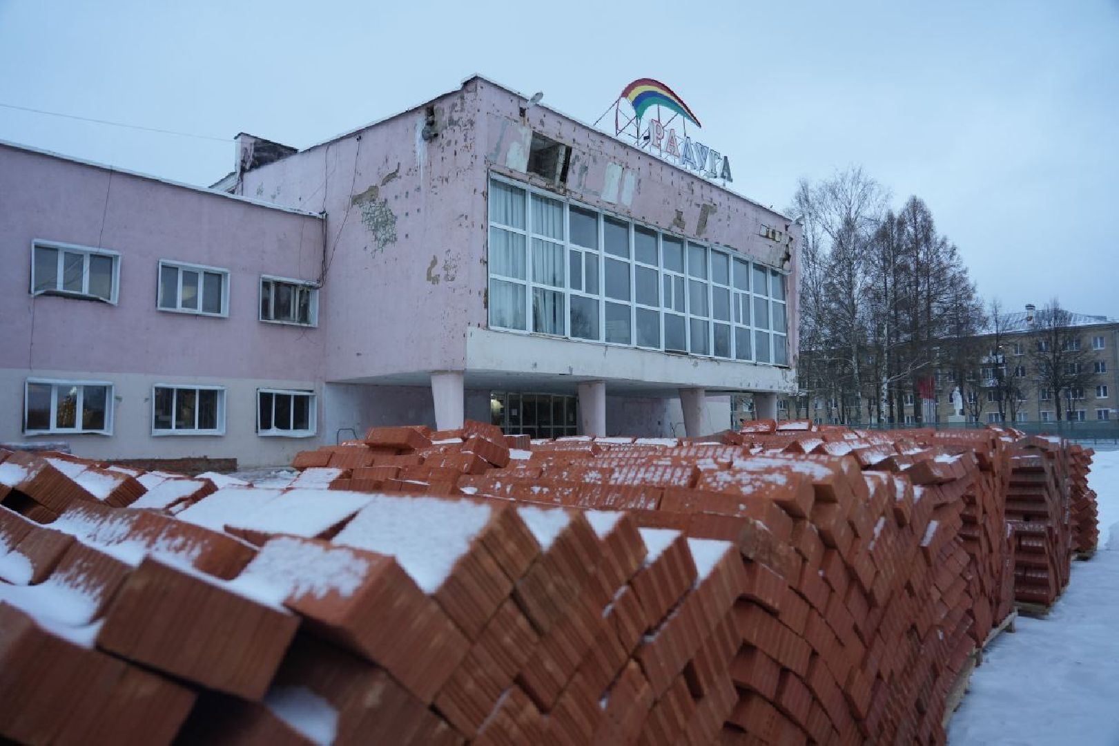 Капитальный ремонт, Дом культуры, Краснозаводск, Сергиево-Посадский городской округ, Культура, вертикалки,