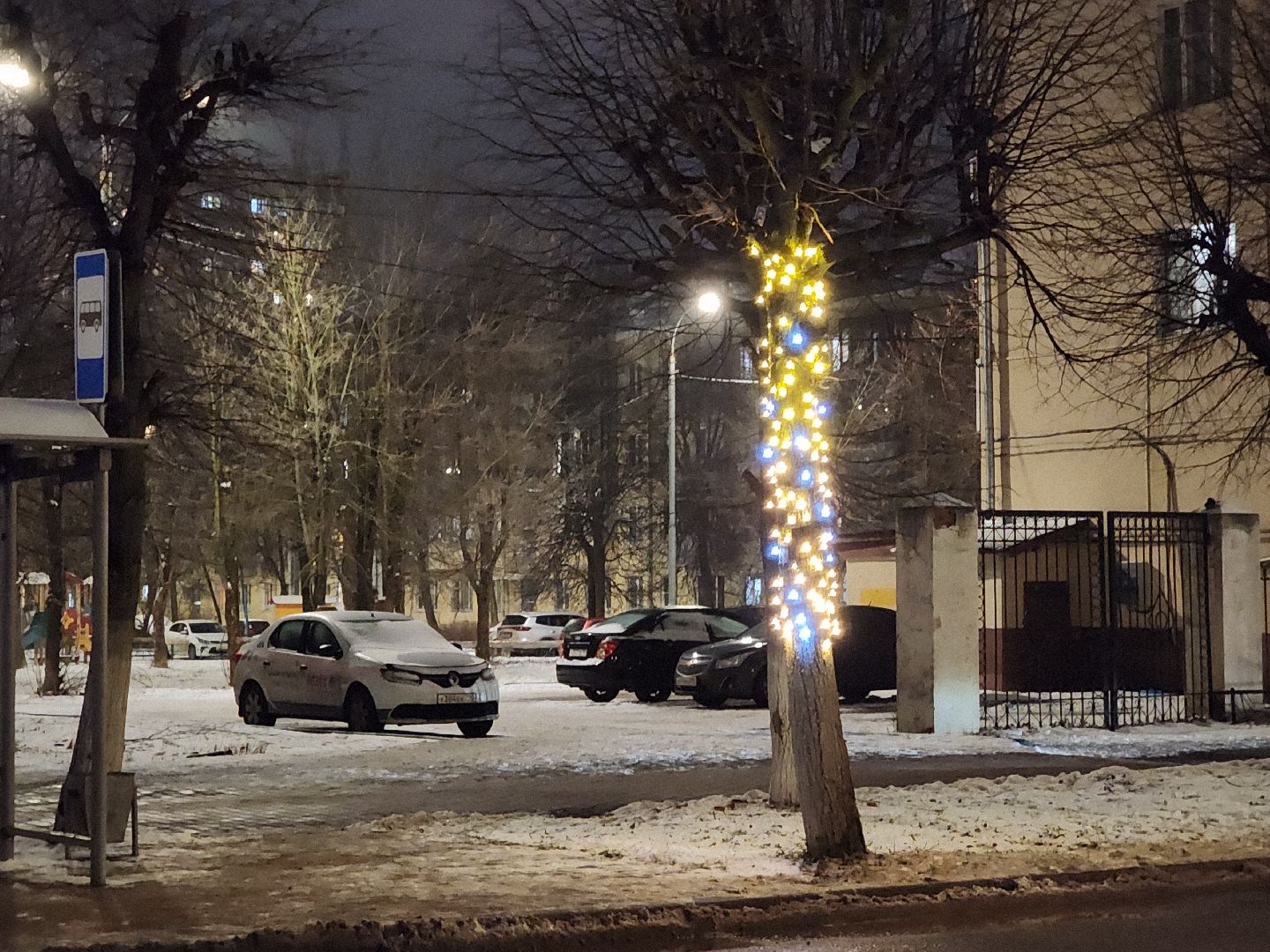 серпухов, подмосковье, зима в подмосковье, украсили город, новый год, вертикалки,