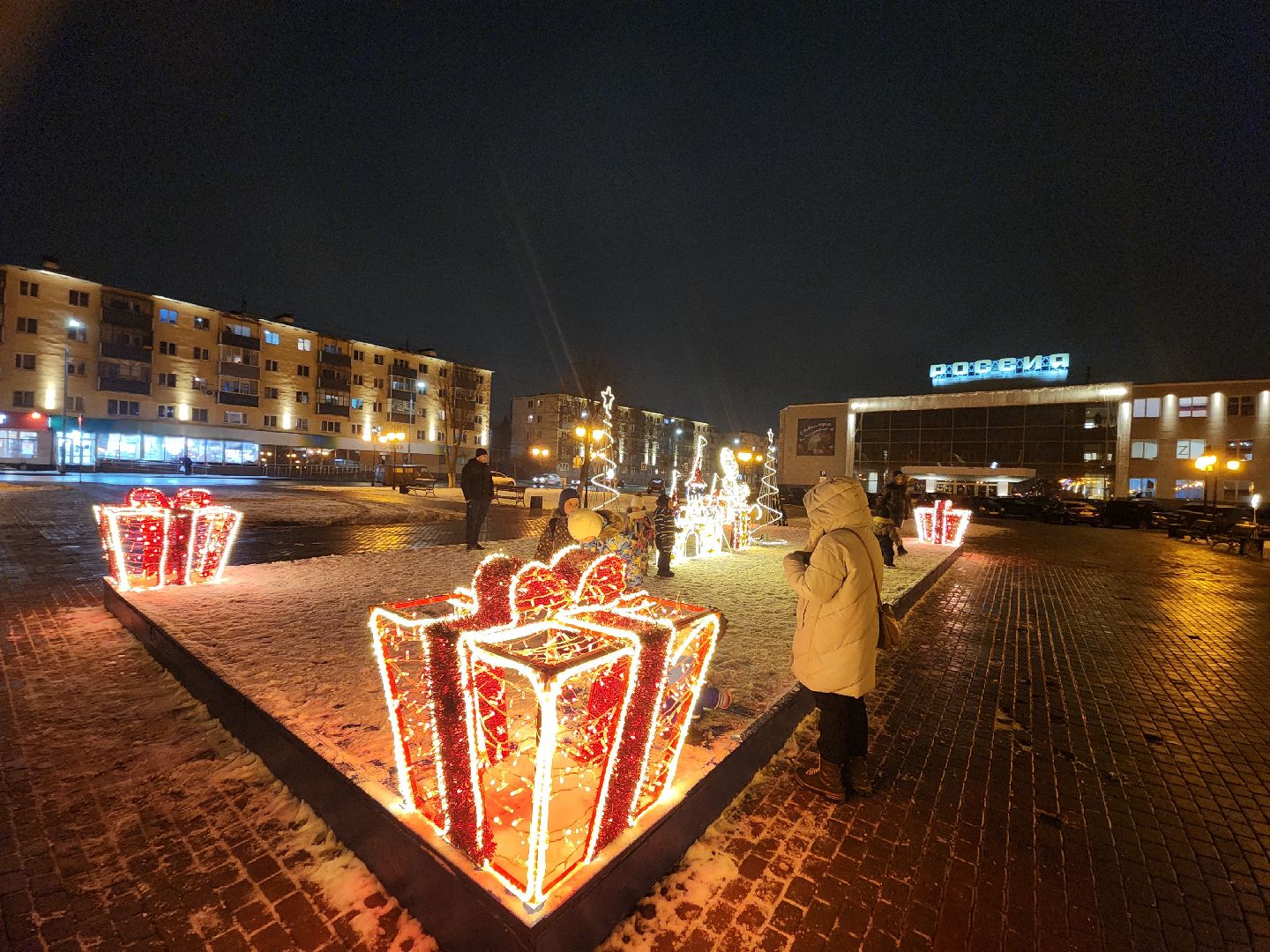 серпухов, подмосковье, новй год, инсталляции, украсили город, вертикалки,