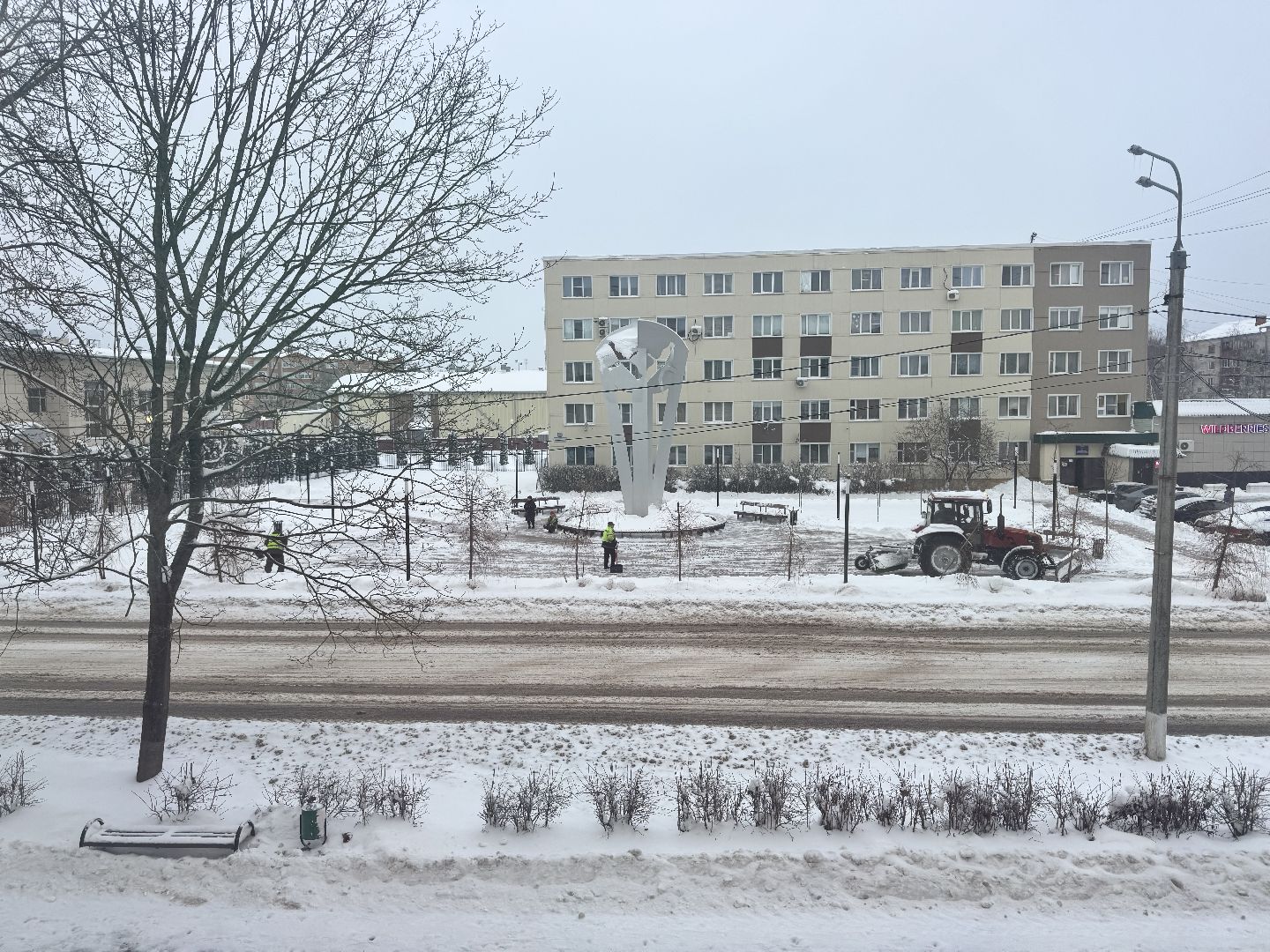 шаховская, уборка снега, зима, коммунальная служба, вертикалки,