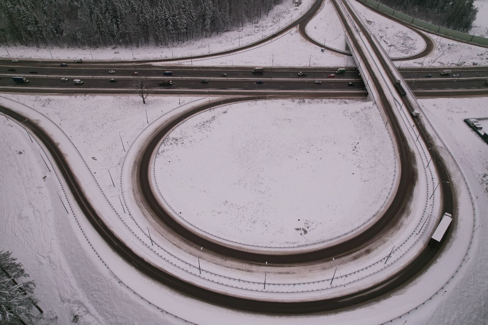 видео с коптера, дороги, лобня,