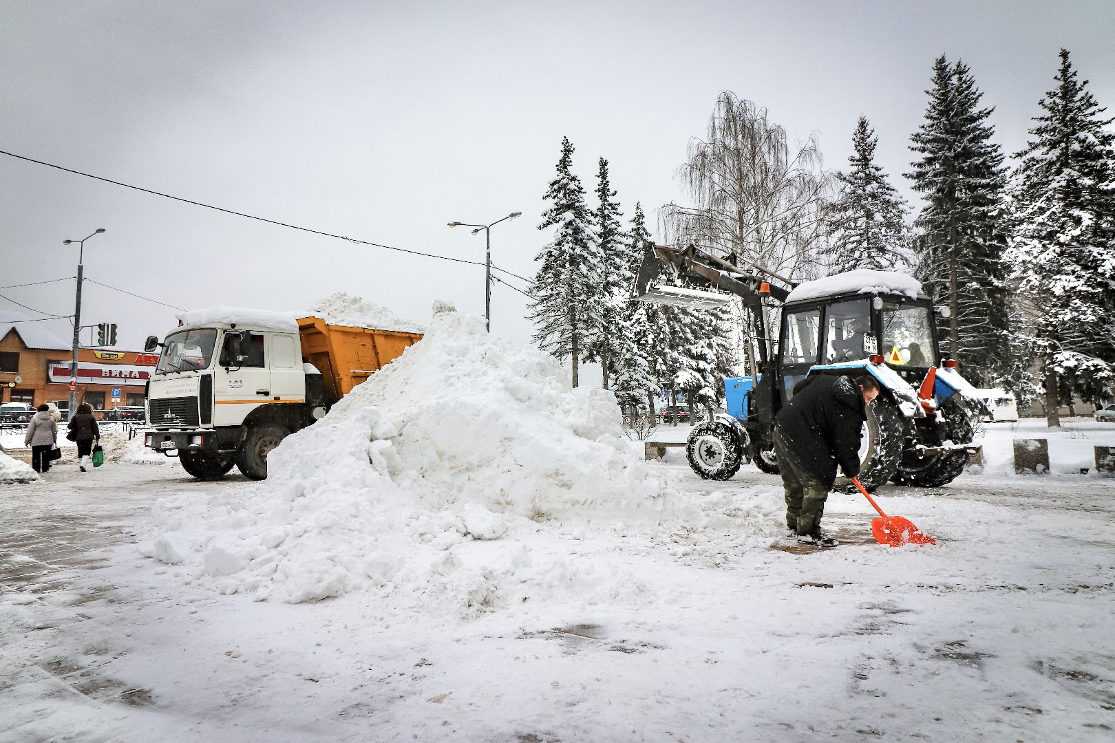 Клин, общество, ЖКХ, уборка снега, вертикалки,
