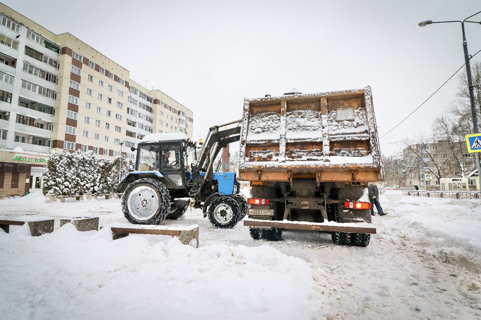 Клин, общество, ЖКХ, уборка снега, вертикалки,