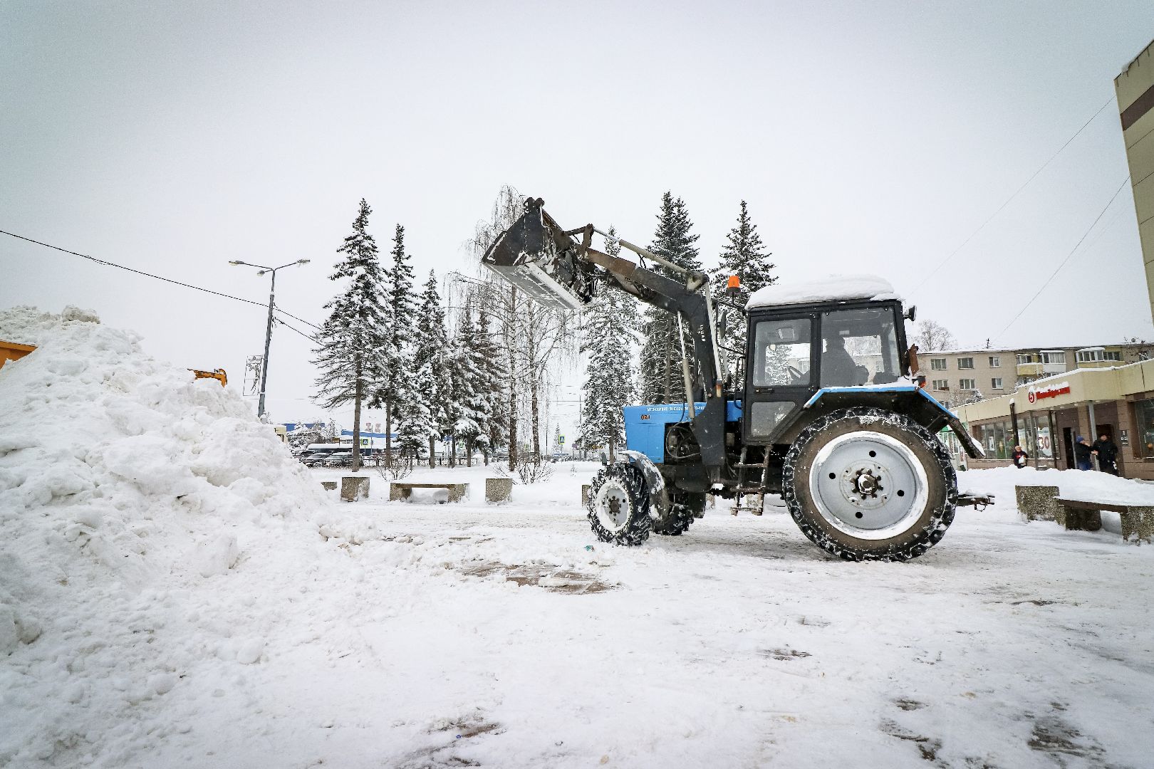 Клин, общество, ЖКХ, уборка снега, вертикалки,