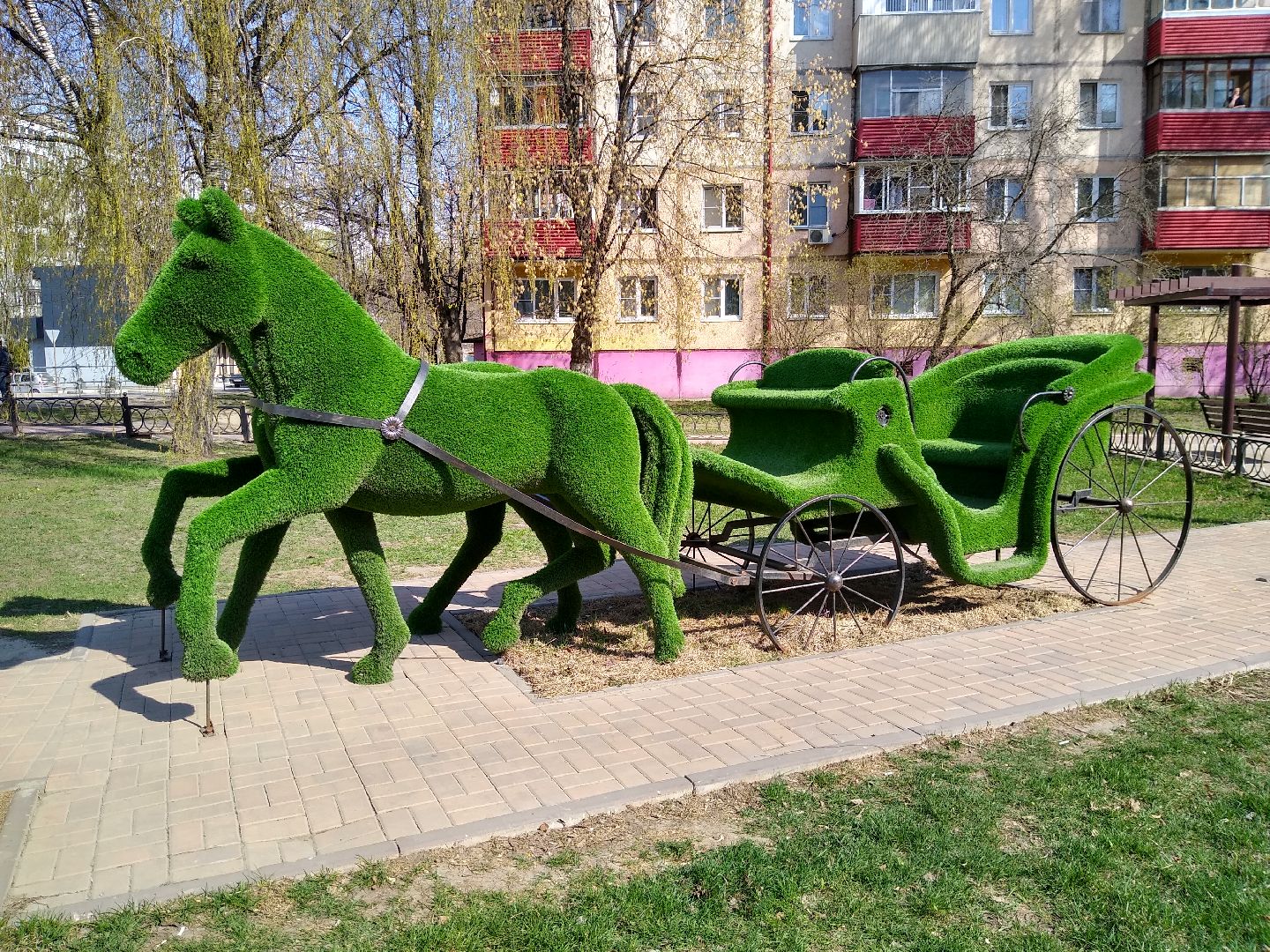 Раменское, благоустройство, топиарии