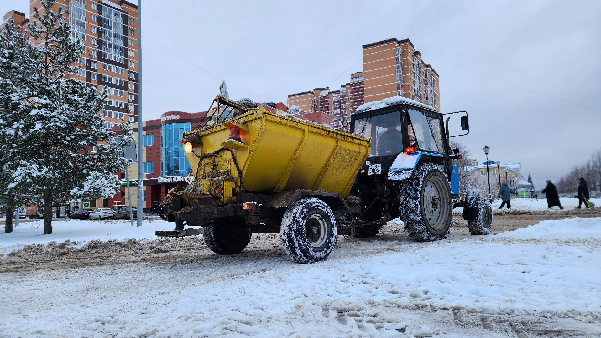 ЖКХ, Благоустройство, уборка снега, сннегопад, Лосино-Петровский, вертикалки,