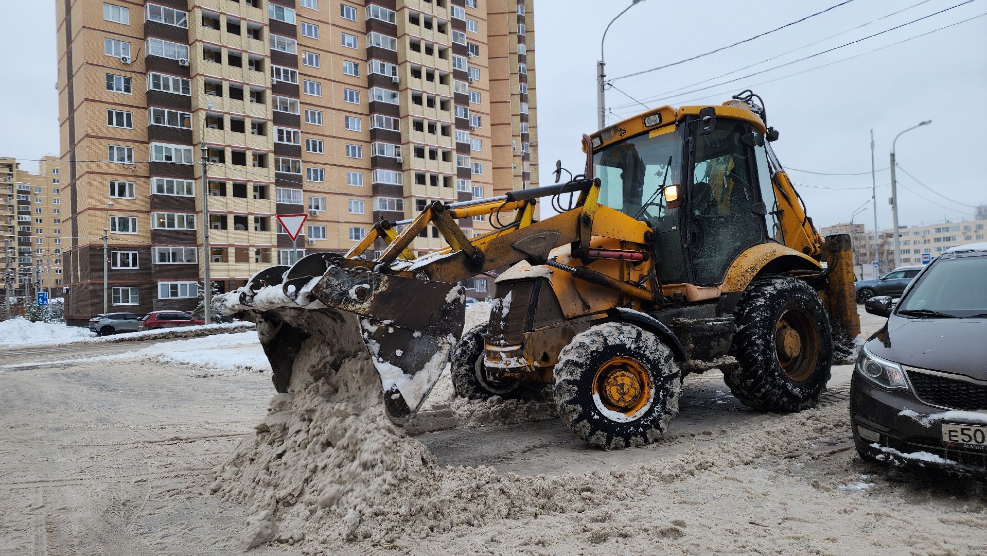 ЖКХ, Благоустройство, уборка снега, сннегопад, Лосино-Петровский, вертикалки,