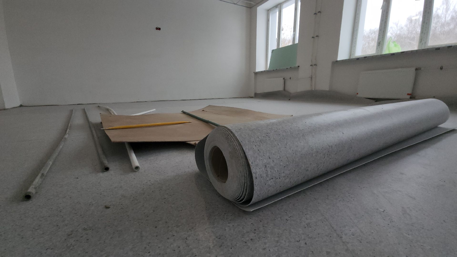 ремонт школы, Лобня, вертикалки,