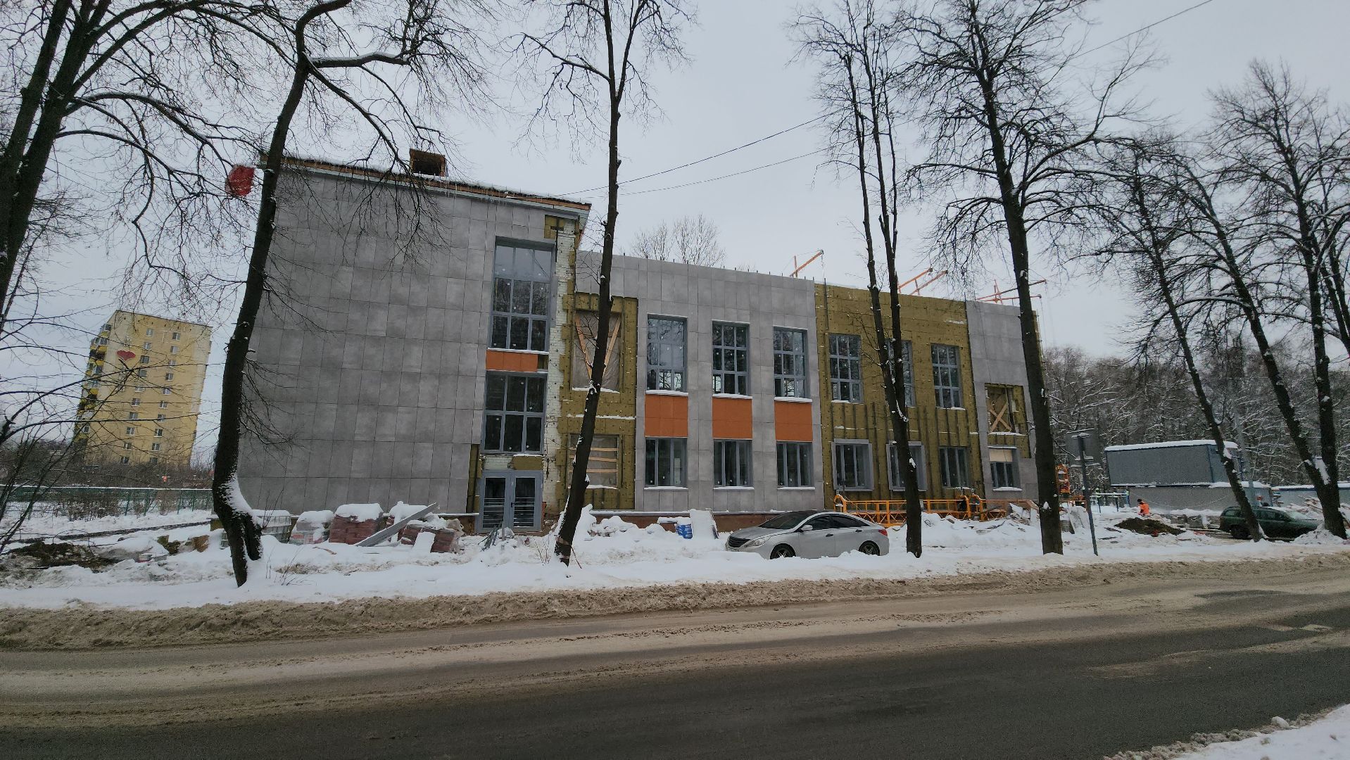 ремонт школы, Лобня, вертикалки,